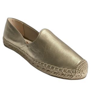 Sam Edelman Leather Kesia Espadrille Loafers Gold-tone 11